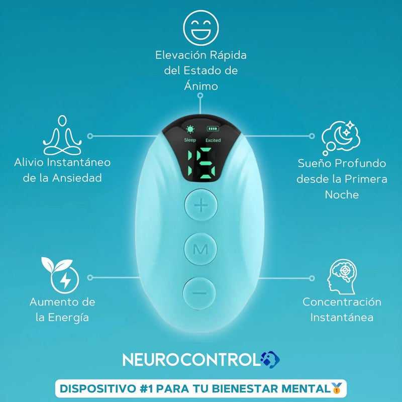 NeuroControl™ - Dispositivo inteligente antiestrés & antiansiedad