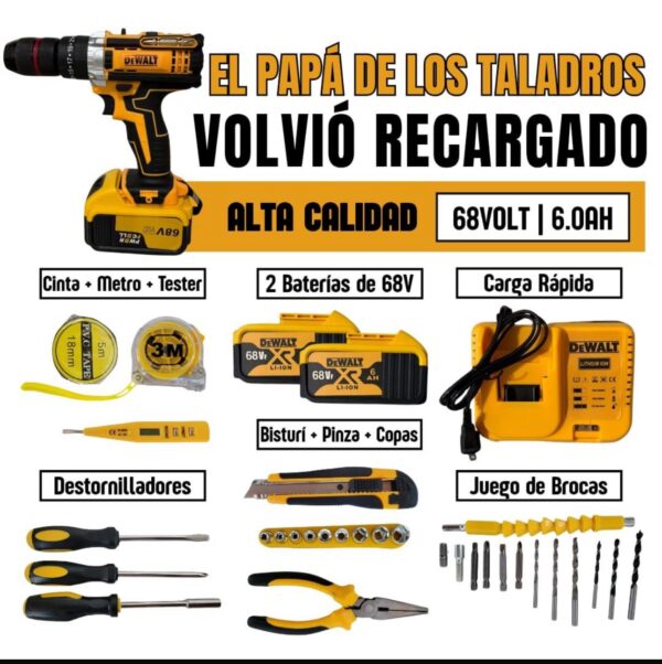 TALADRO 48V HERRAMIENTA