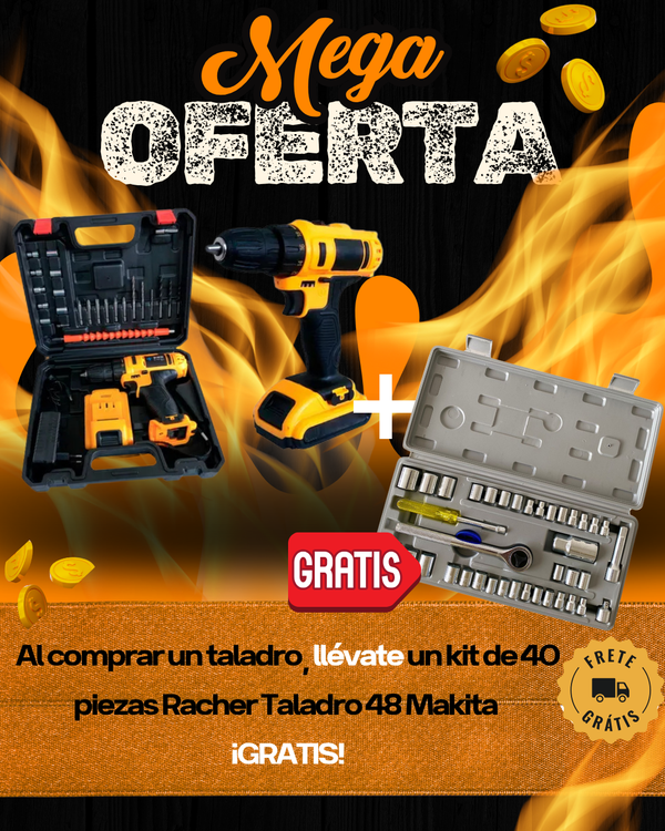 Taladro Percutor Inalámbrico 24V Zo