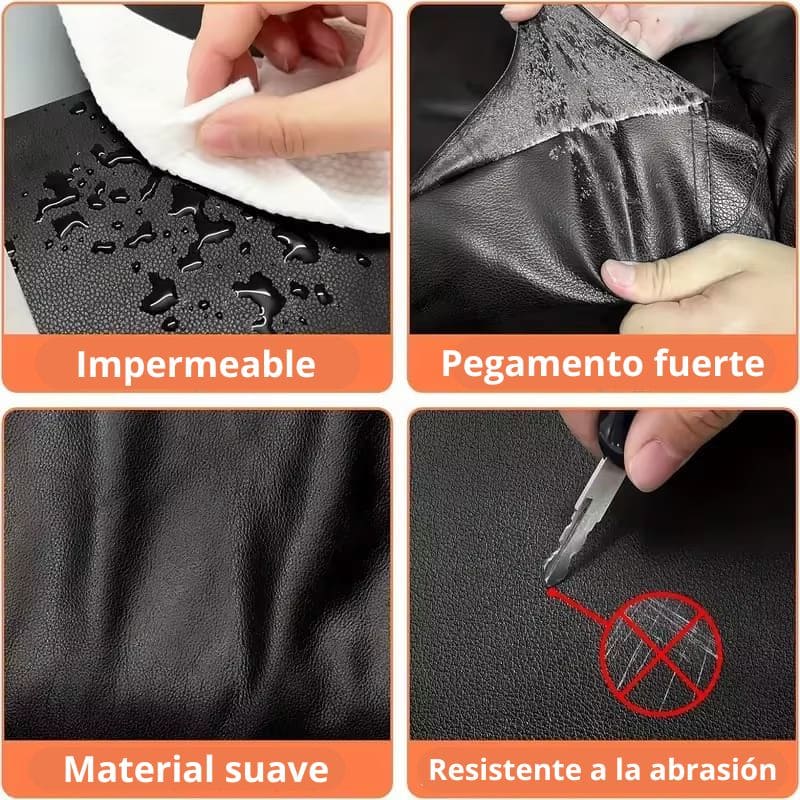 Reparador de Cuero Autoadhesivo (140x50 cm) + Pegante Adicional ¡DE REGALO!